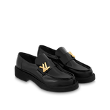  Giày Nữ Louis Vuitton Academy Flat Loafer 'Black' 