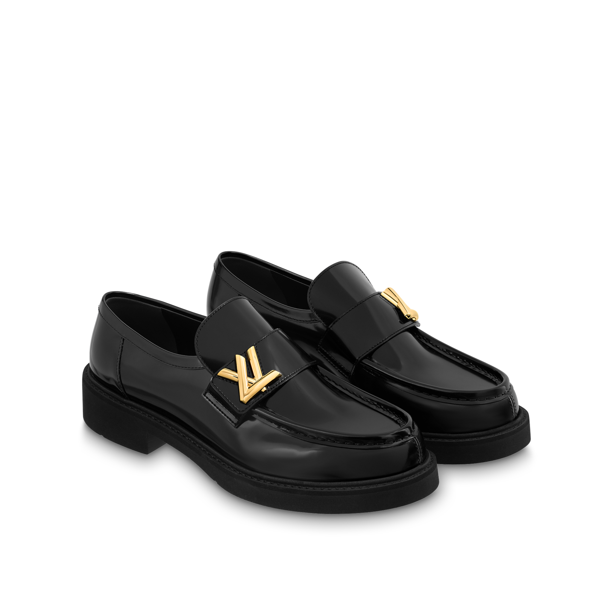  Giày Nữ Louis Vuitton Academy Flat Loafer 'Black' 