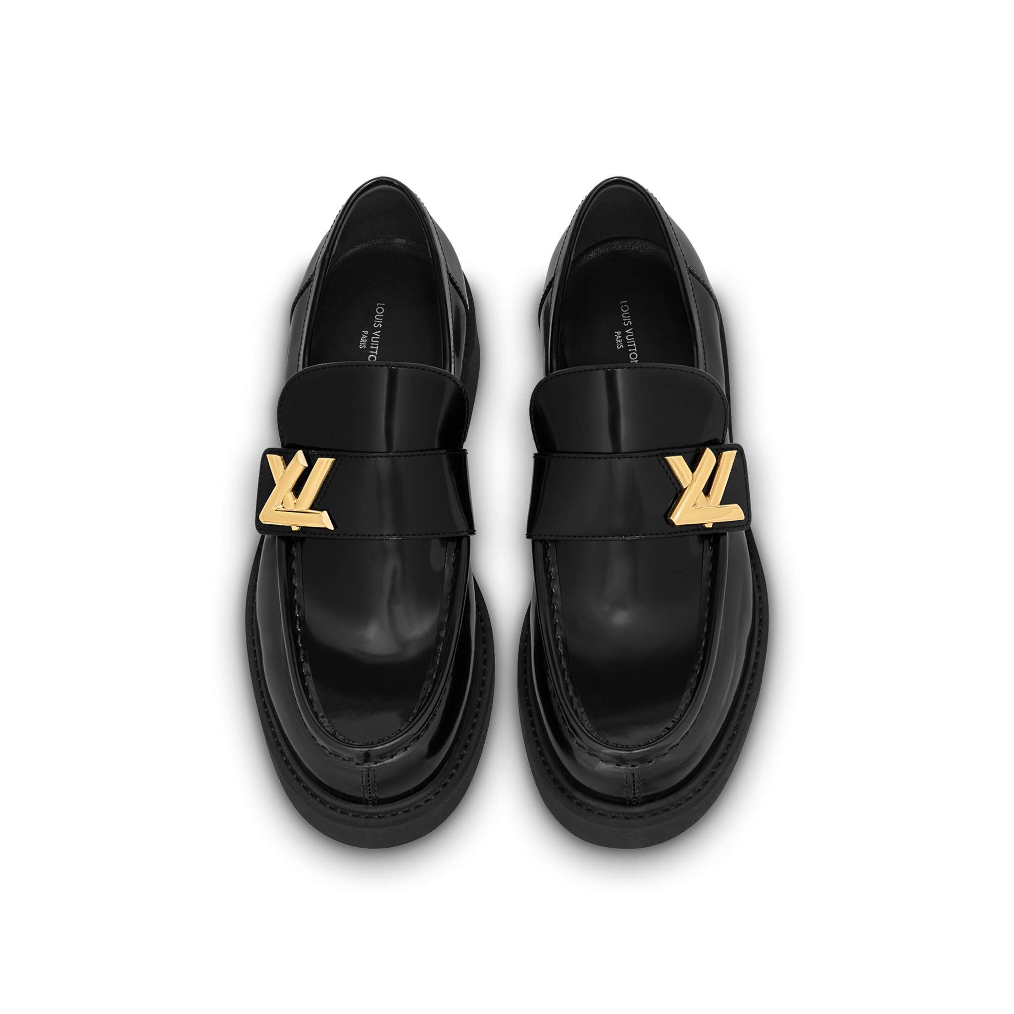  Giày Nữ Louis Vuitton Academy Flat Loafer 'Black' 