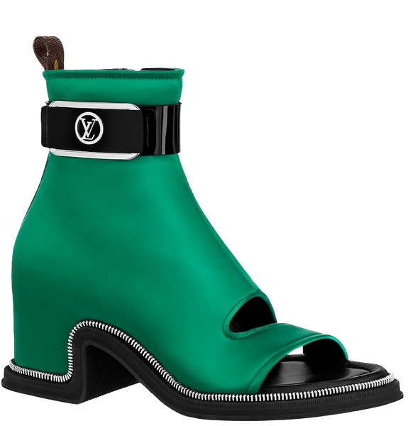  Giày Nữ Louis Vuitton Moonlight Ankle Boots 'Green' 