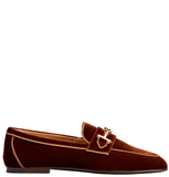  Giày Nữ Tod's Loafers In Velvet 'Brown' 