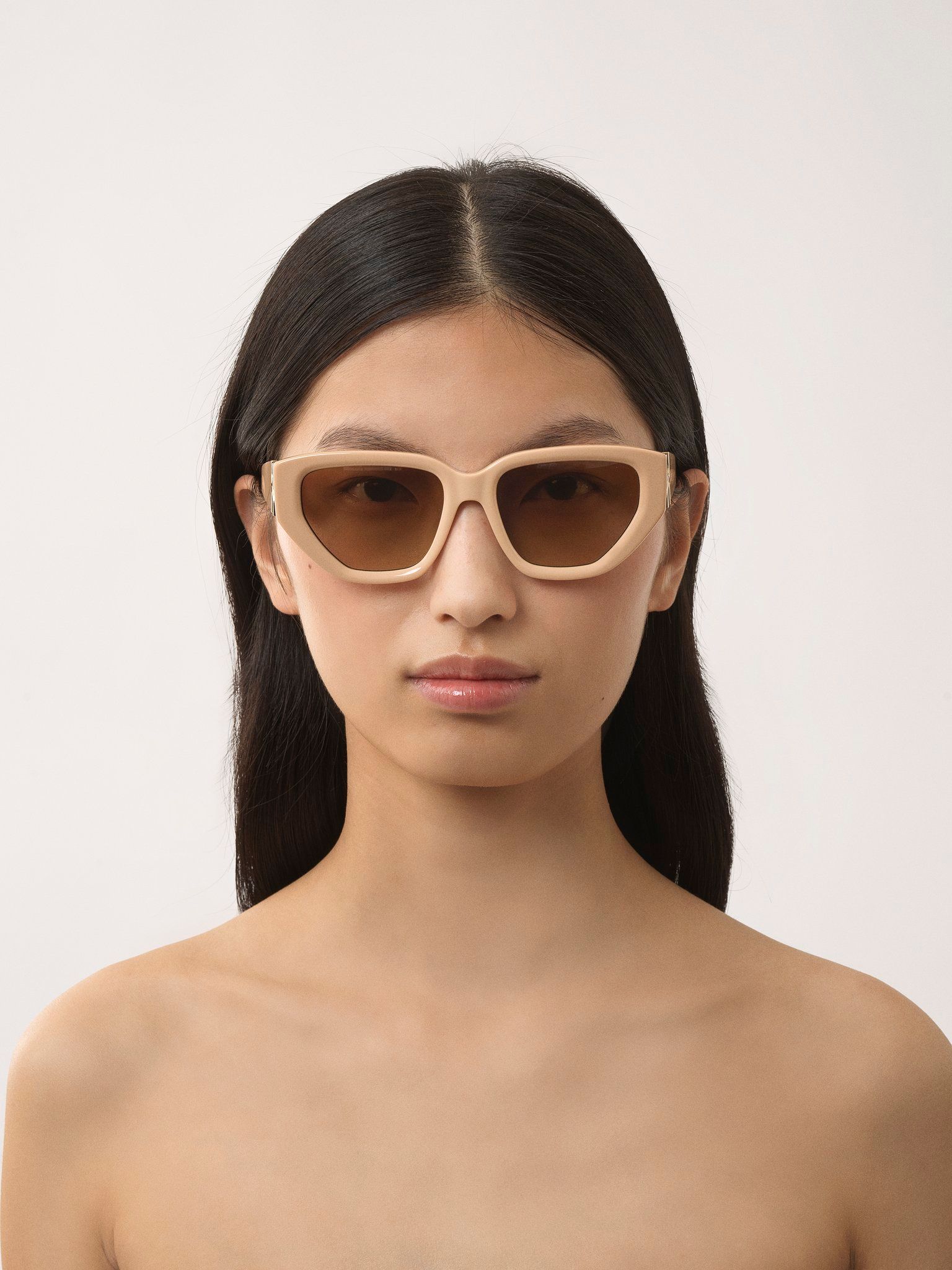 Kinh Chloe Marcie Sunglasses Rose Ivory CHC24SEK0235276 LUXITY