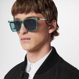  Kính Louis Vuitton Rise Square Sunglasses 'Green' 