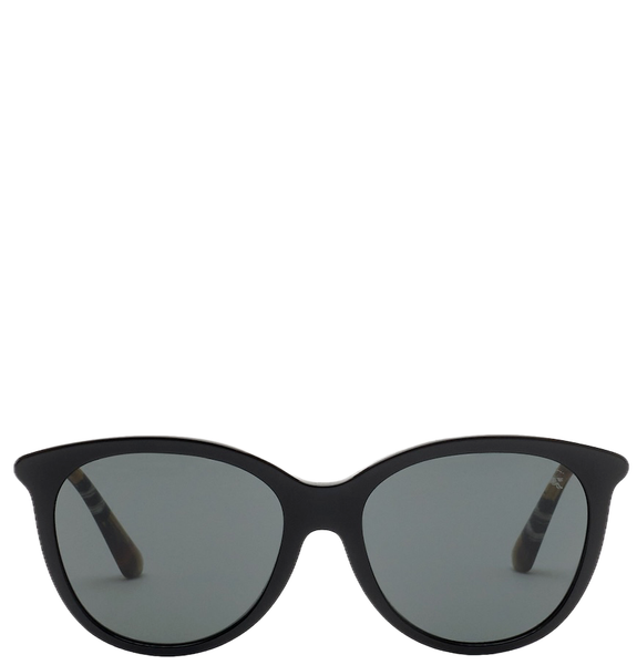  Kính Nữ Burberry Tubular Round Sunglasses​ 'Black' 