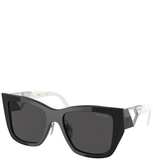  Kính Nữ Prada Square Sunglasses 'Black White' 