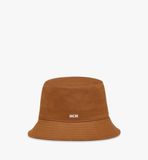  Mũ MCM Essential Logo Bucket Hat 'Cognac' 