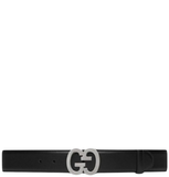  Thắt Lưng Nam Gucci Leather Belt 'Black' 