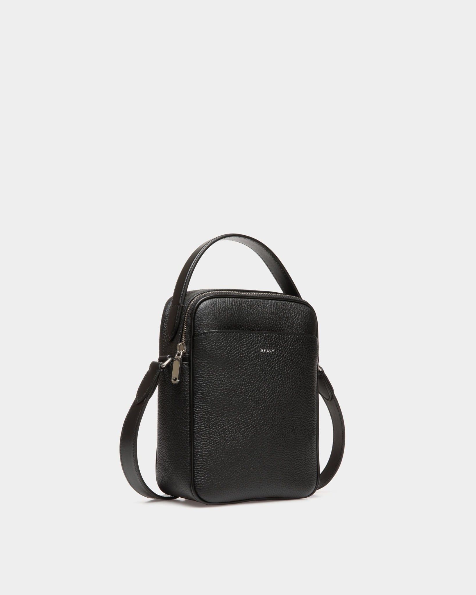  Túi Bally Oeden Crossbody Bag In Leather 'Black' 