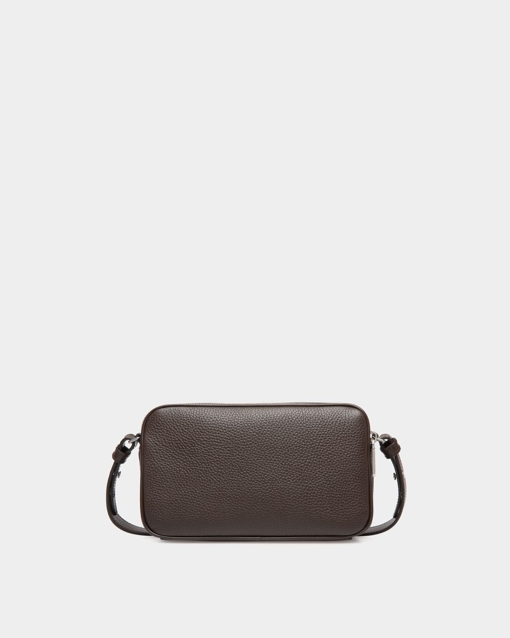  Túi Bally Oeden Crossbody Bag In Leather 'Ebano' 