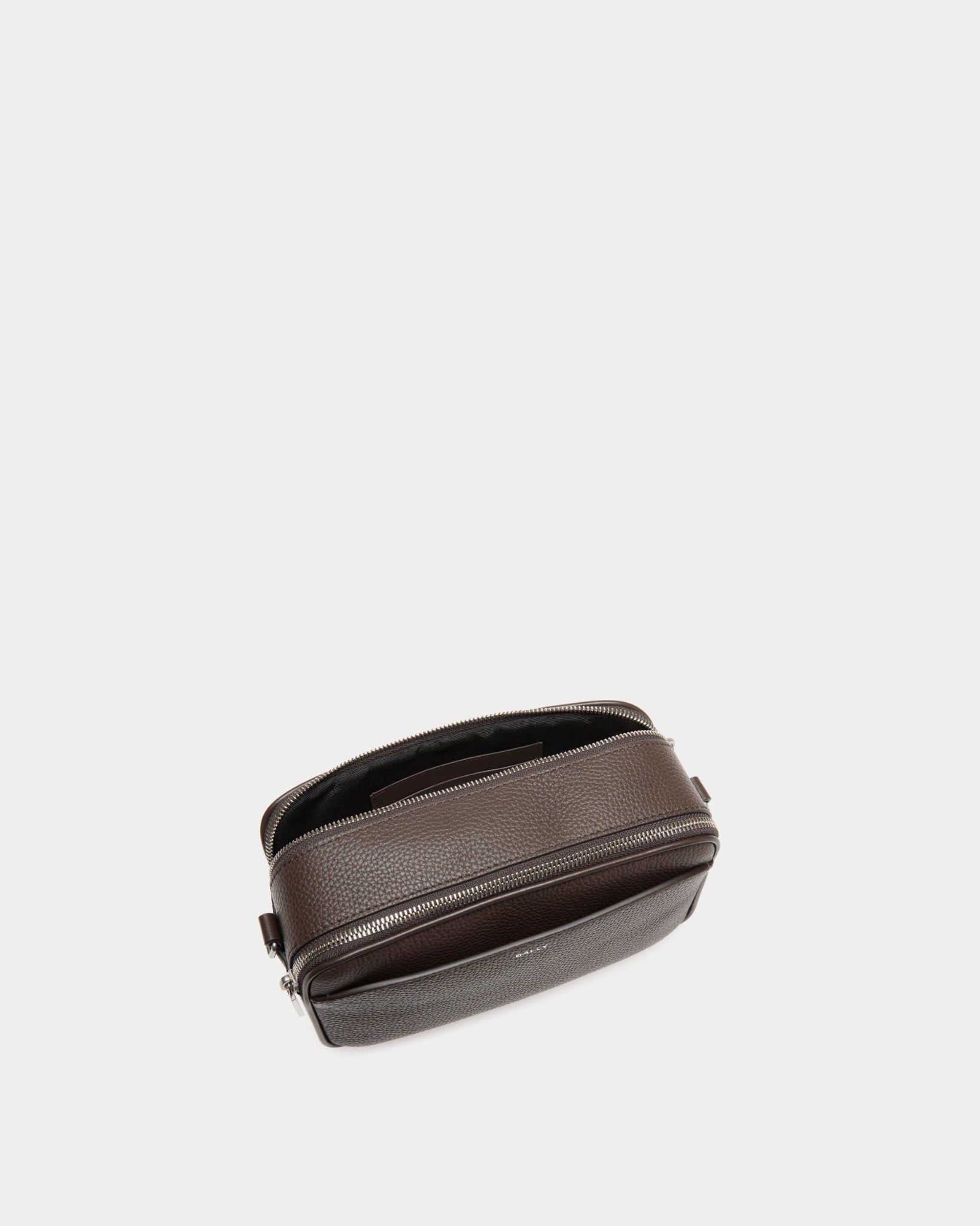  Túi Bally Oeden Crossbody Bag In Leather 'Ebano' 
