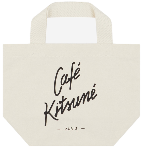  Túi Maison Kitsune Mini Tote Cafe LT 'Latte' 