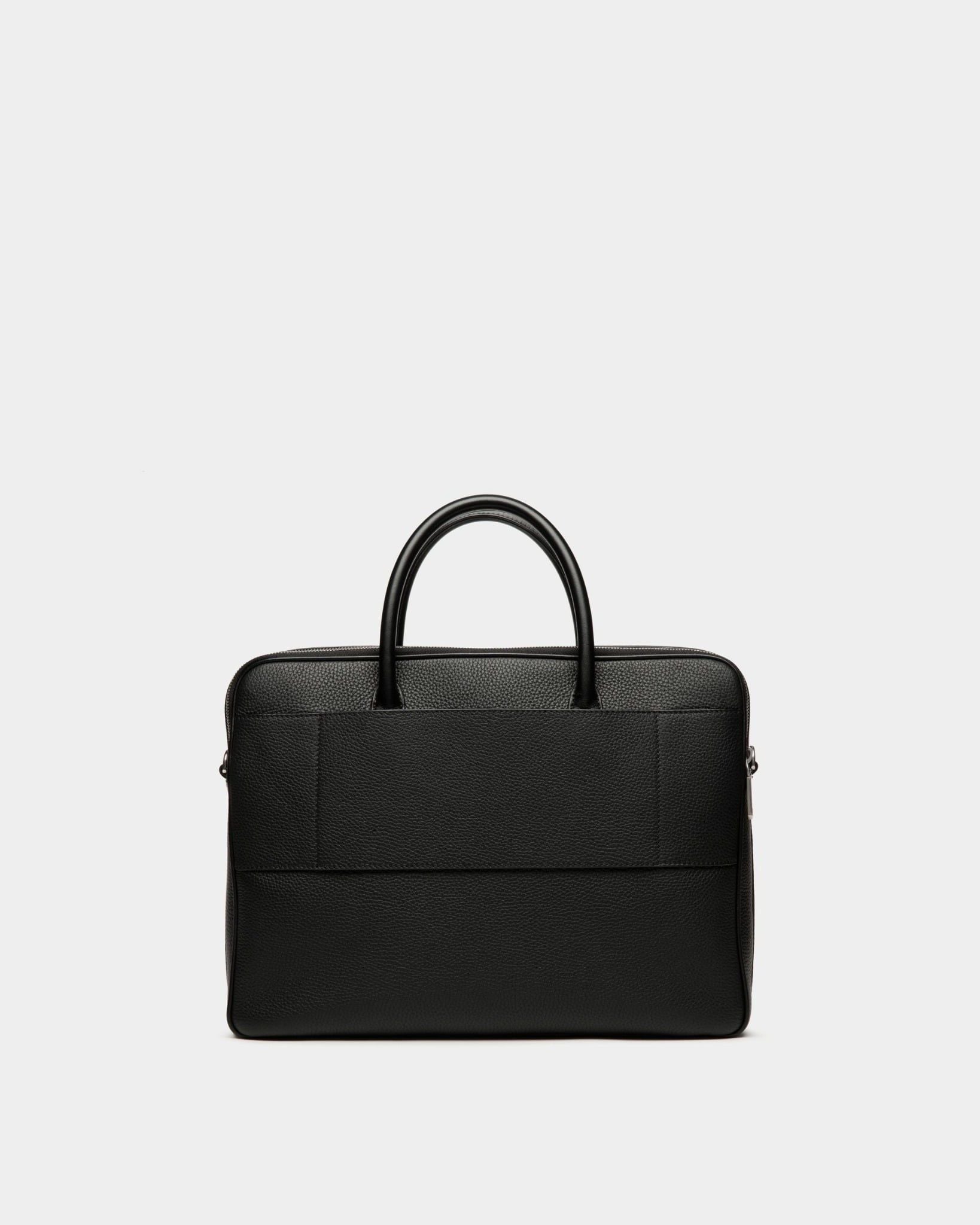  Túi Nam Bally Oeden Briefcase In Leather 'Black' 