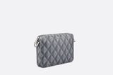  Túi Nam Dior Saddle Triple Pouch 'Gray' 