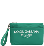  Túi Nam Dolce & Gabbana Nylon Pouch 'Green' 