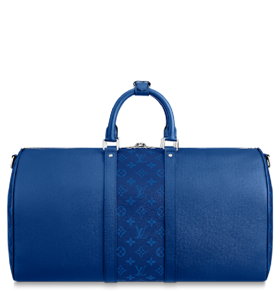  Túi Nam Louis Vuitton Keepall Bandoulière 50 'Blue' 