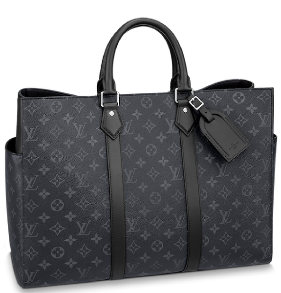  Túi Nam Louis Vuitton Sac Plat 24h Tote Bag 'Black' 