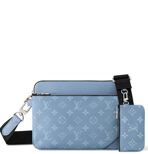  Túi Nam Louis Vuitton Trio Messenger Bag 'Sky Blue' 