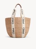  Túi Nữ Chloe Large Woody Basket 'White' 