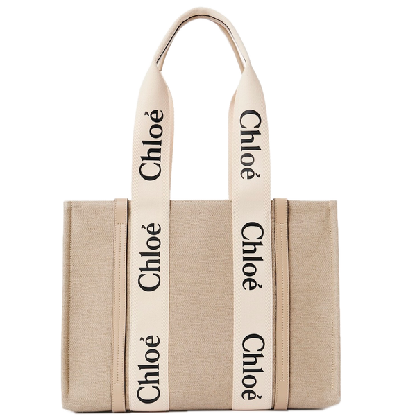  Túi Nữ Chloe Woody Tote Bag 'Argil Brown' 