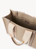  Túi Nữ Chloe Woody Tote Bag 'Musk Grey' 