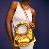  Túi Nữ Christian Louboutin Loubibraid 'Gold' 