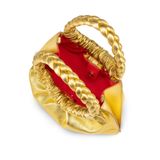  Túi Nữ Christian Louboutin Loubibraid 'Gold' 