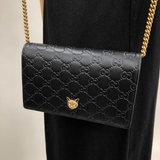  Túi Nữ Gucci Chain Clutch Bag 'Black' 