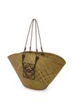  Túi Nữ Loewe Large Anagram Basket Bag 'Olive' 