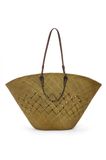  Túi Nữ Loewe Large Anagram Basket Bag 'Olive' 