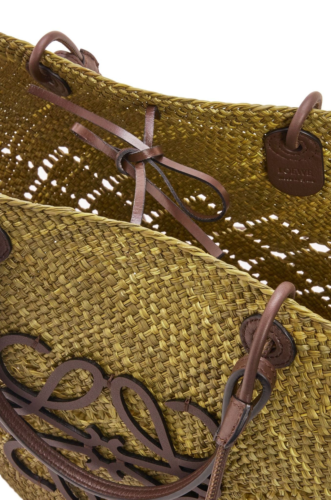  Túi Nữ Loewe Large Anagram Basket Bag 'Olive' 