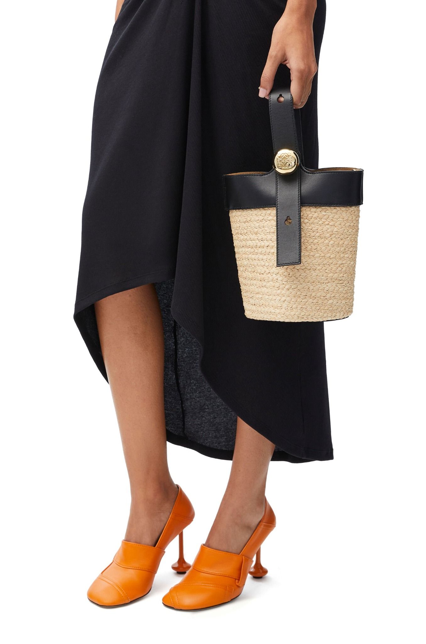  Túi Nữ Loewe Mini Pebble Bucket Bag 'Natural' 