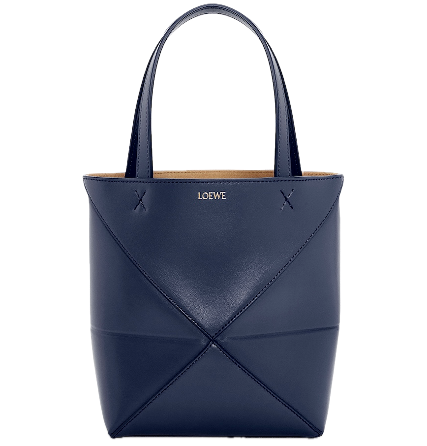  Túi Nữ Loewe Mini Puzzle Fold Tote 'Abyss Blue' 