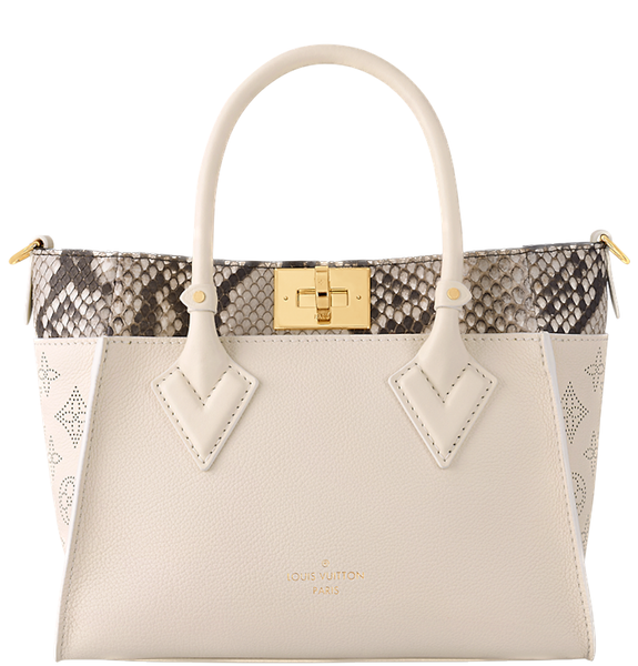  Túi Nữ Louis Vuitton On My Side PM Tote Bag 'White' 