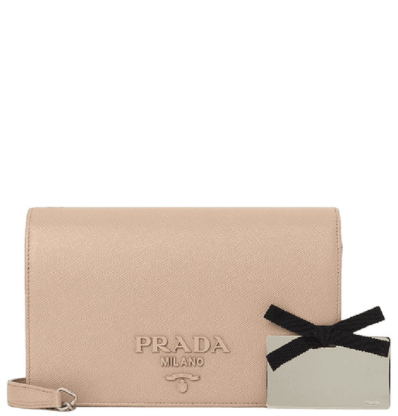  Túi Nữ Prada Saffiano Lux Mini 'Pink' 