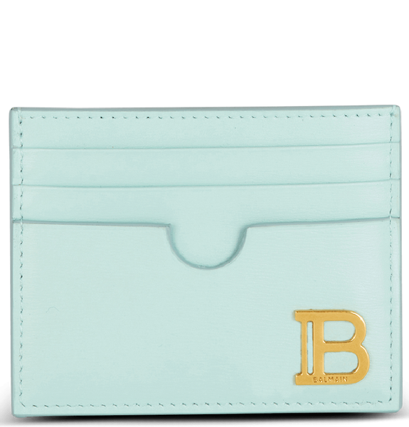  Ví Balmain Calfskin B-Buzz Card Holder 'Blue' 