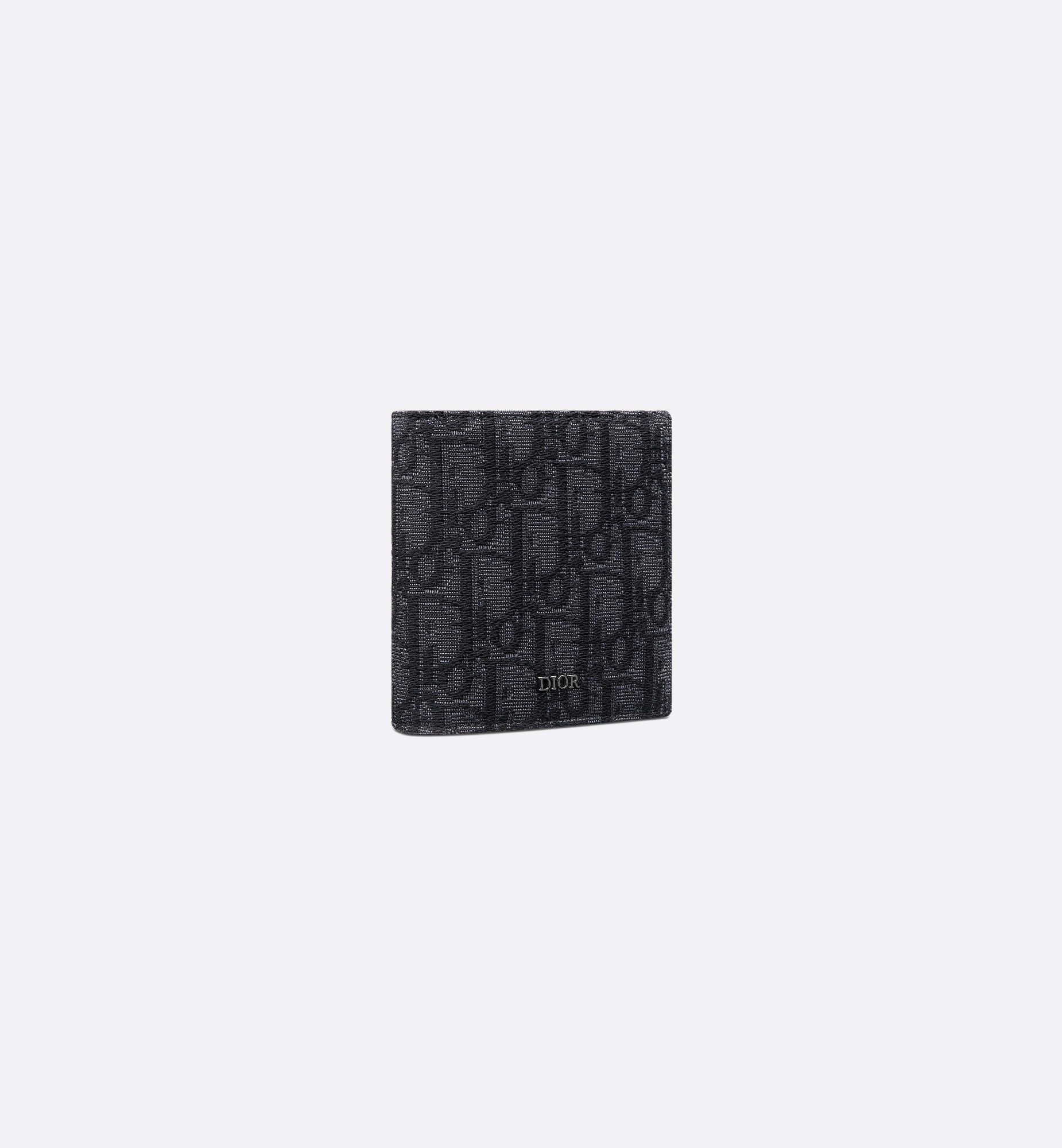  Ví Dior Compact Vertical Wallet 'Black' 