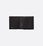  Ví Dior Compact Vertical Wallet 'Black' 