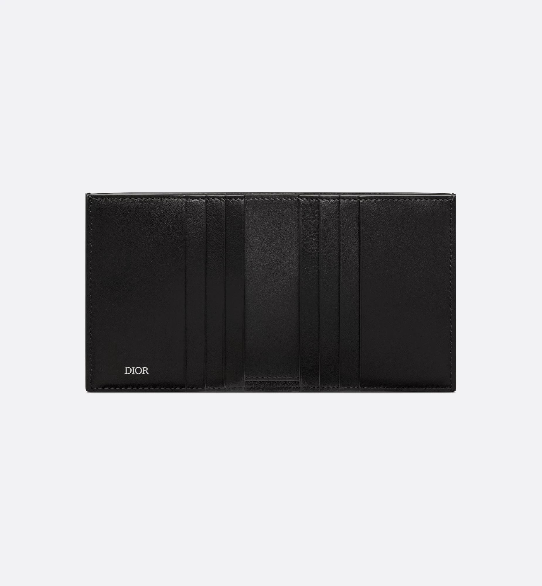  Ví Dior Vertical Bifold Wallet 'Black' 