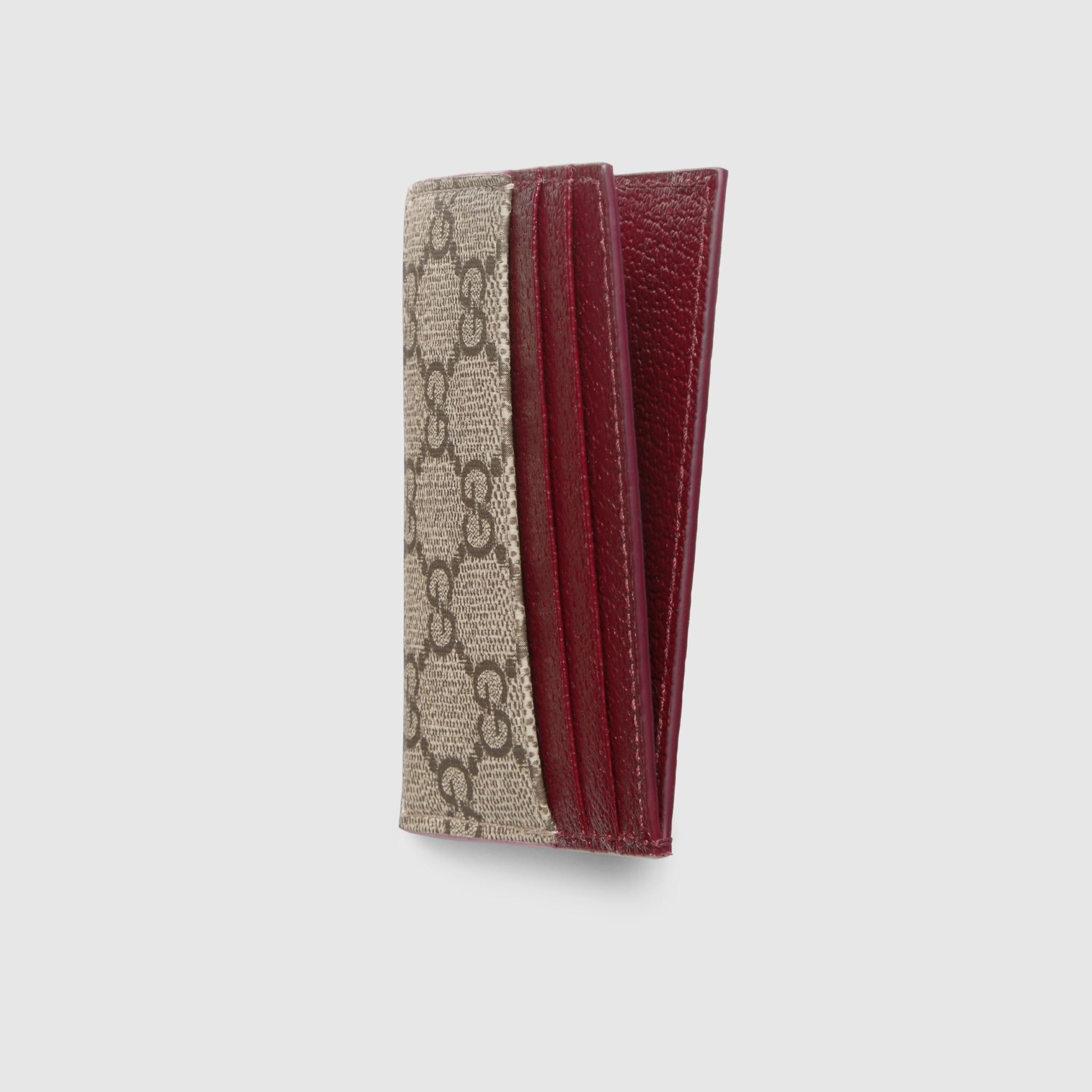  Ví Gucci Bi-color GG Card Case 'Beige' 