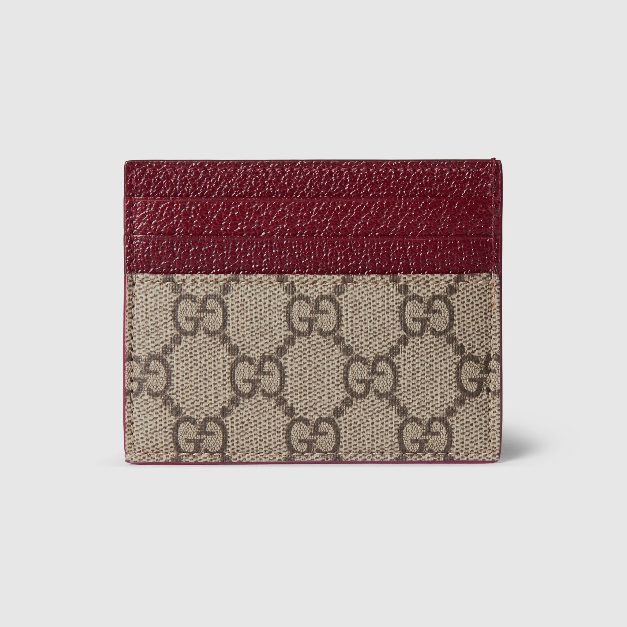  Ví Gucci Bi-color GG Card Case 'Beige' 