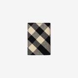  Ví Nam Burberry Check Folding Card Case 'Black' 