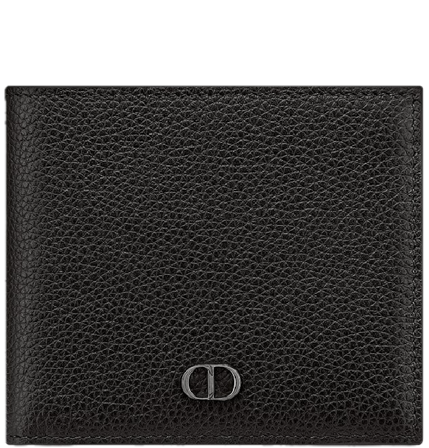  Ví Nam Dior CD Icon Bifold Wallet 'Black' 