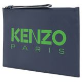  Ví Nam Kenzo Logo Shared Clutch 'Navy' 