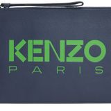  Ví Nam Kenzo Logo Shared Clutch 'Navy' 