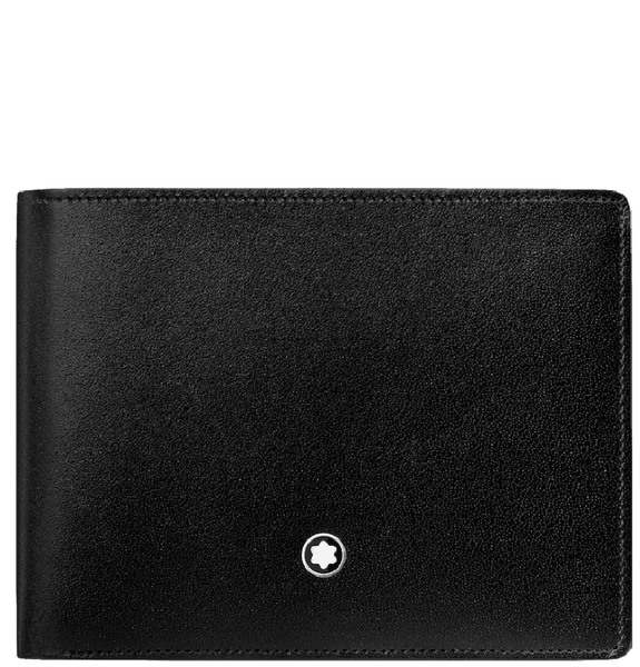  Ví Nam MontBlanc Meisterstück Wallet 6cc 'Black' 