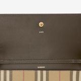  Ví Nữ Burberry Check Chain Strap Wallet 'Beige' 