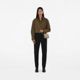  Ví Nữ Burberry Check Chain Strap Wallet 'Beige' 