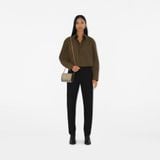  Ví Nữ Burberry Check Chain Strap Wallet 'Beige' 