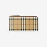  Ví Nữ Burberry Large Check Bifold Walle 'Beige' 