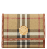  Ví Nữ Burberry Small Check Folding Wallet 'Beige' 